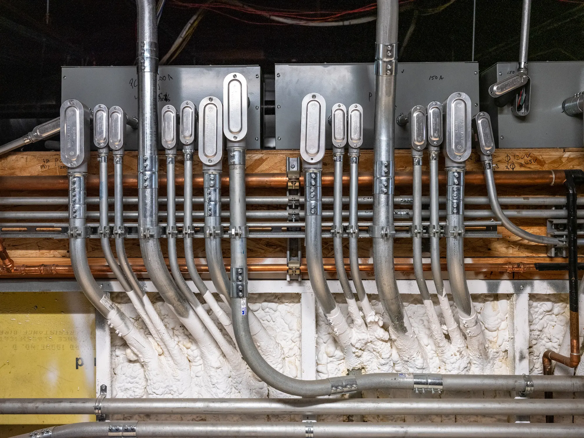 Industrial electrical infrastructure and power distribution system