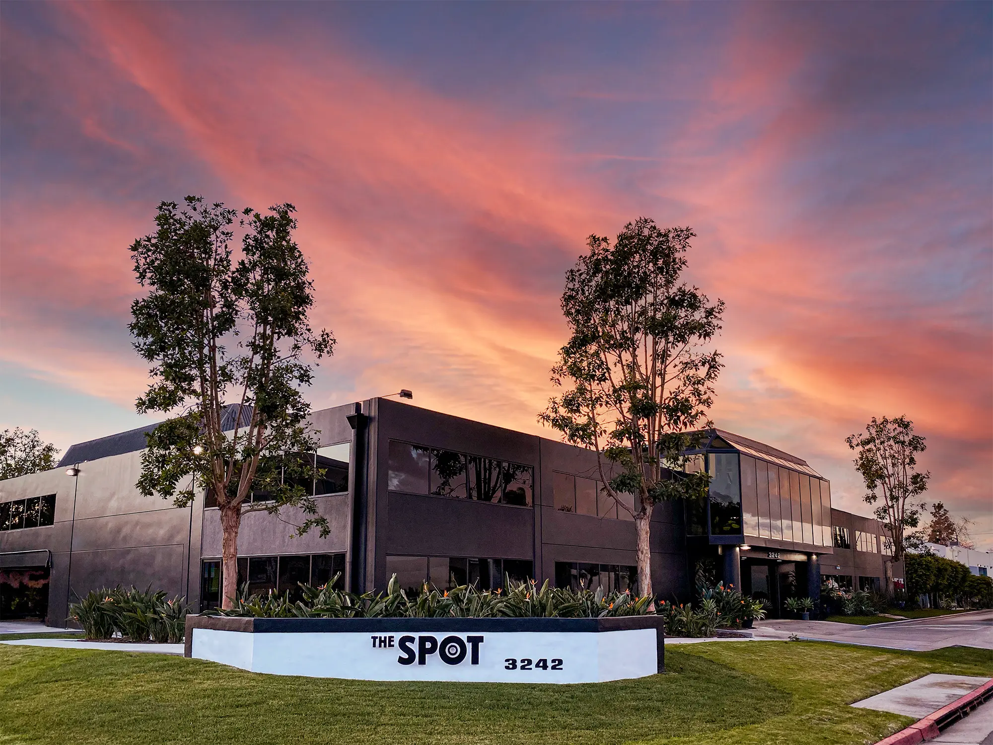 Commercial storefront facade architectural twilight shoot